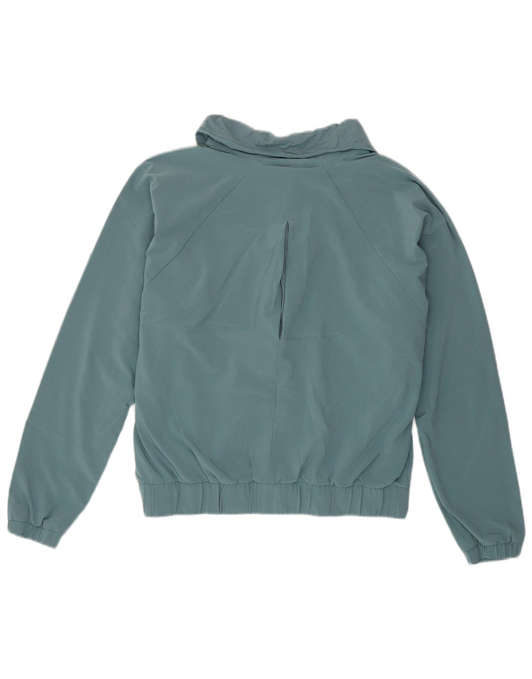 Jaqueta bomber superdimensionada feminina New Balance UK 10 poliéster verde pequeno