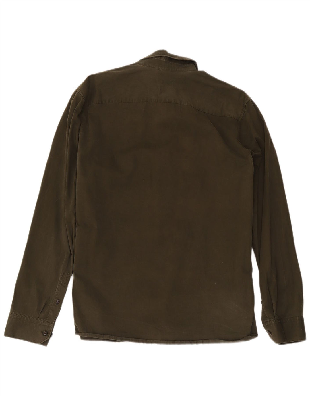 Camisa masculina Ted Baker tamanho 5 XL algodão cáqui