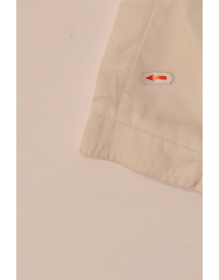Jaqueta bomber feminina vintage IT 46 grande poliéster branco Colourblock