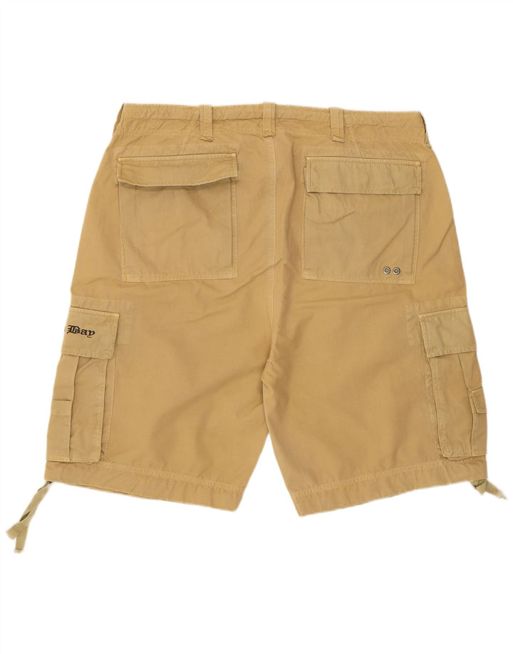 Shorts cargo feminino Scorpion Bay W38 XL algodão bege