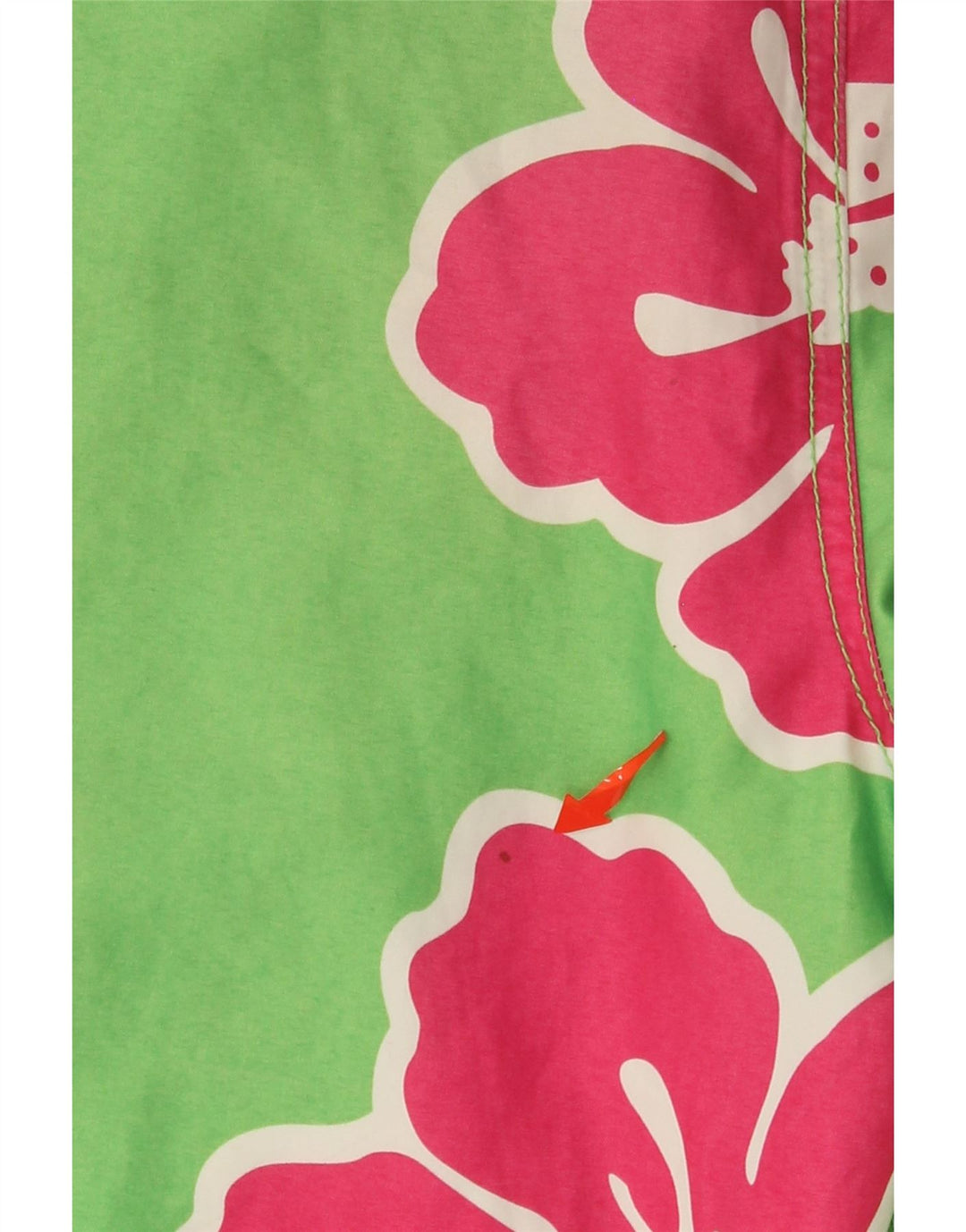 Shorts de natação masculino TOMMY HILFIGER pequeno poliéster floral verde