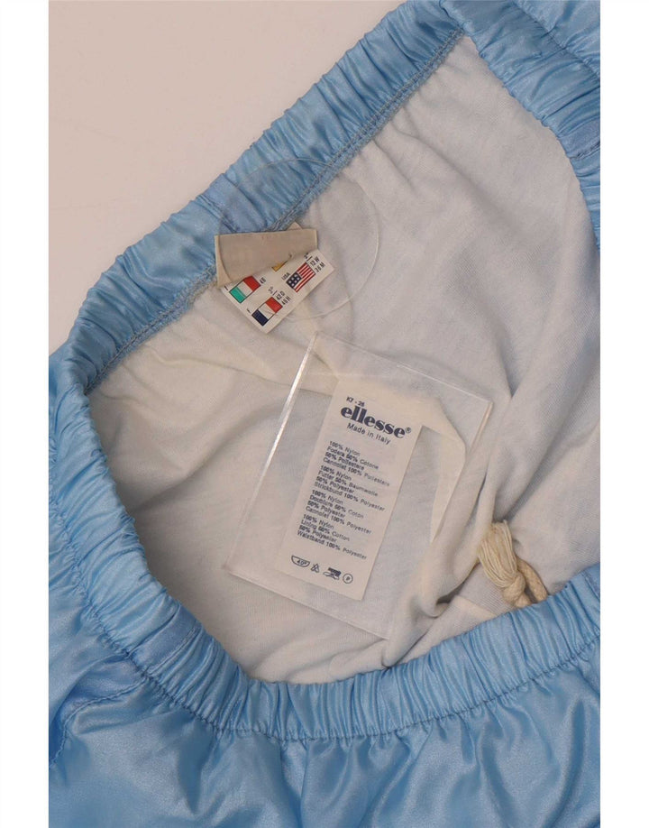 Calça de treino feminina Ellesse Joggers EUA 12 grande azul nylon