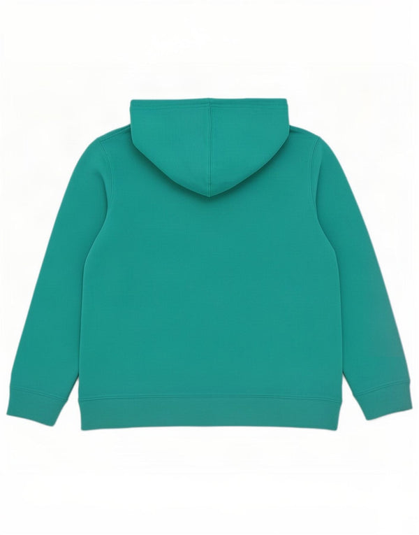 Suéter com capuz gráfico feminino Gap UK 18 XL algodão turquesa