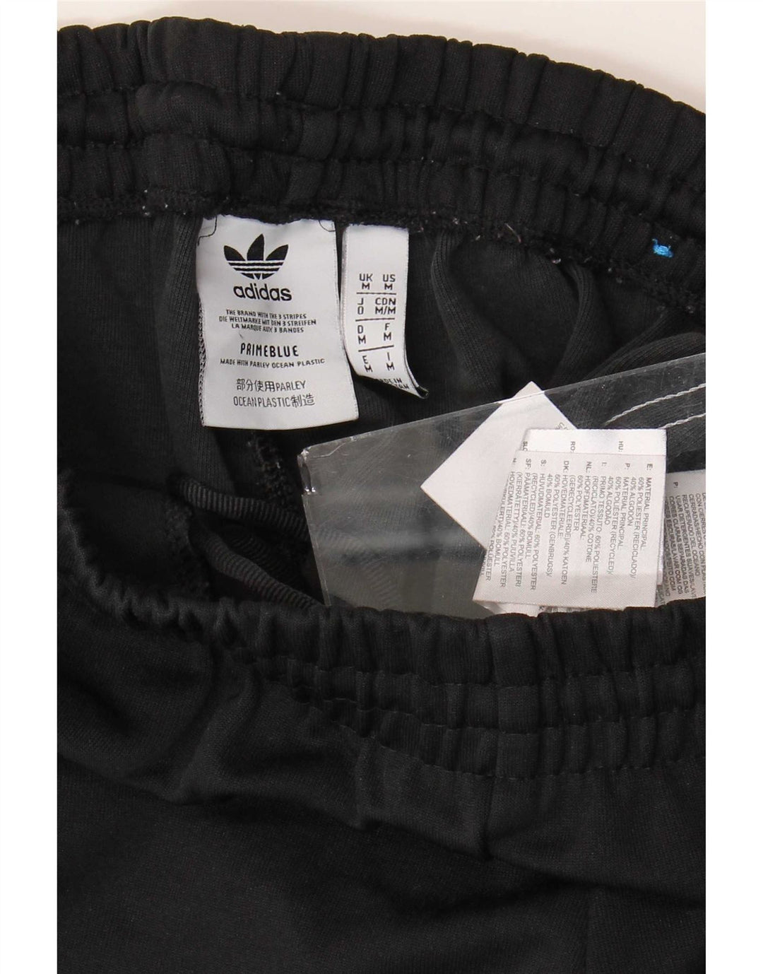 Adidas Mens Treino Calças Joggers Médio Poliéster Preto