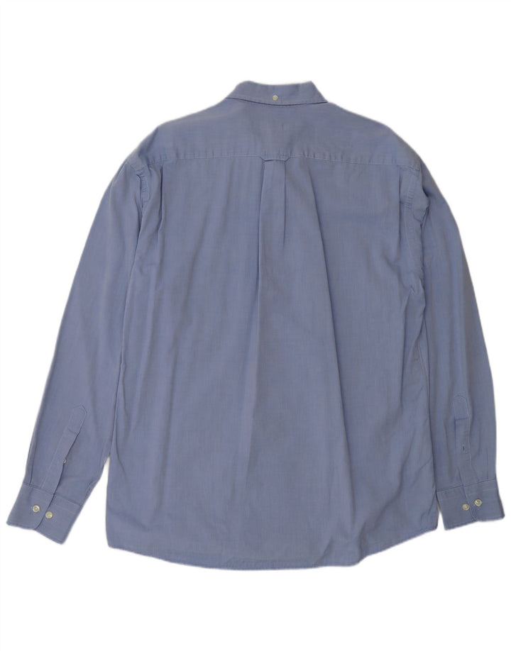 Camisa masculina GANT regular fit grande algodão azul