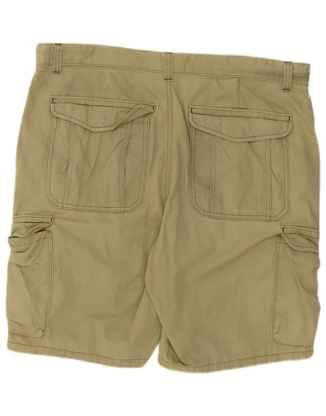 Shorts cargo masculino regular Marks & Spencer W38 XL algodão cáqui