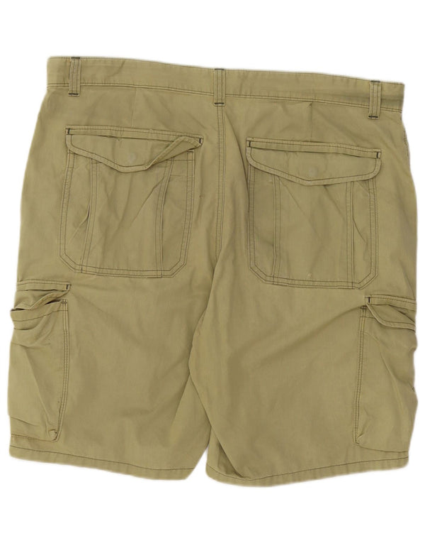 Shorts cargo masculino regular Marks & Spencer W38 XL algodão cáqui
