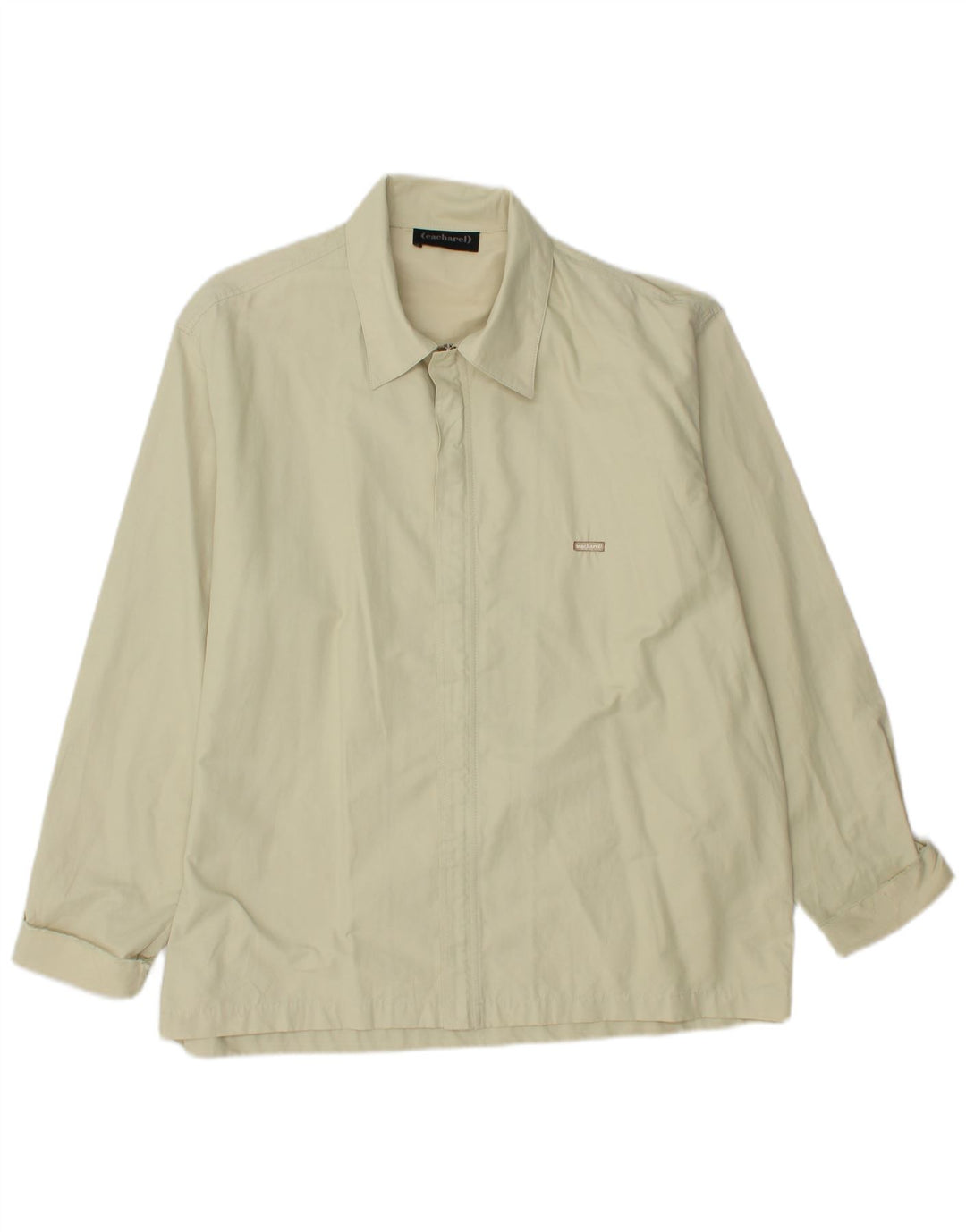 Jaqueta bomber masculina CACHAREL IT 54 2XL algodão bege