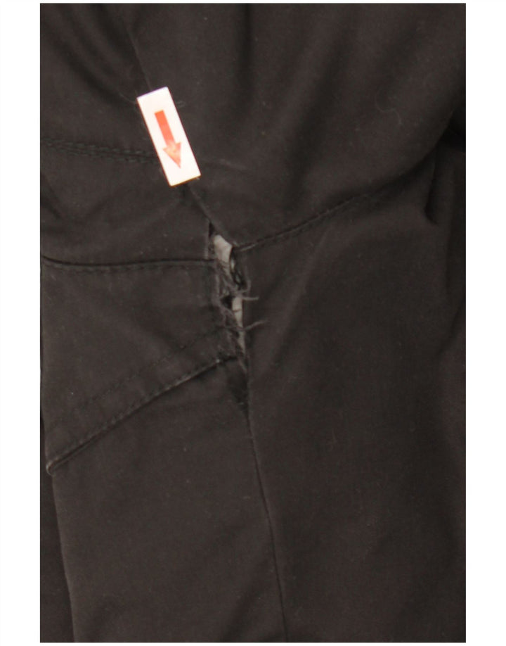 Revisão Jaqueta utilitária masculina com capuz UK 40 Grande poliéster preto