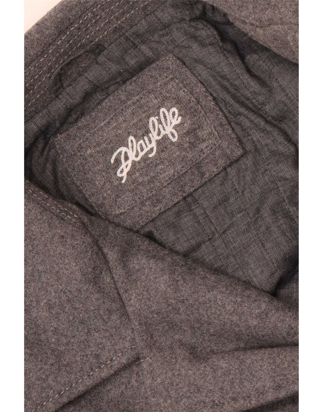 Sobretudo masculino Playlife UK 40 grande cinza