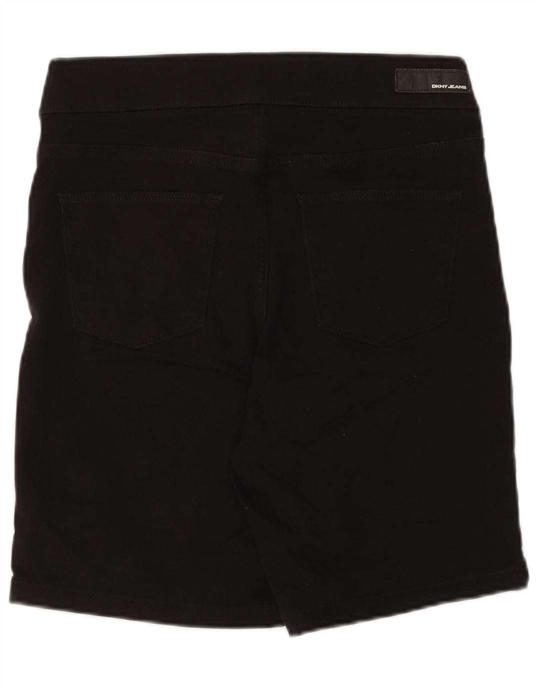 Bermuda feminina Dkny W30 médio algodão preto