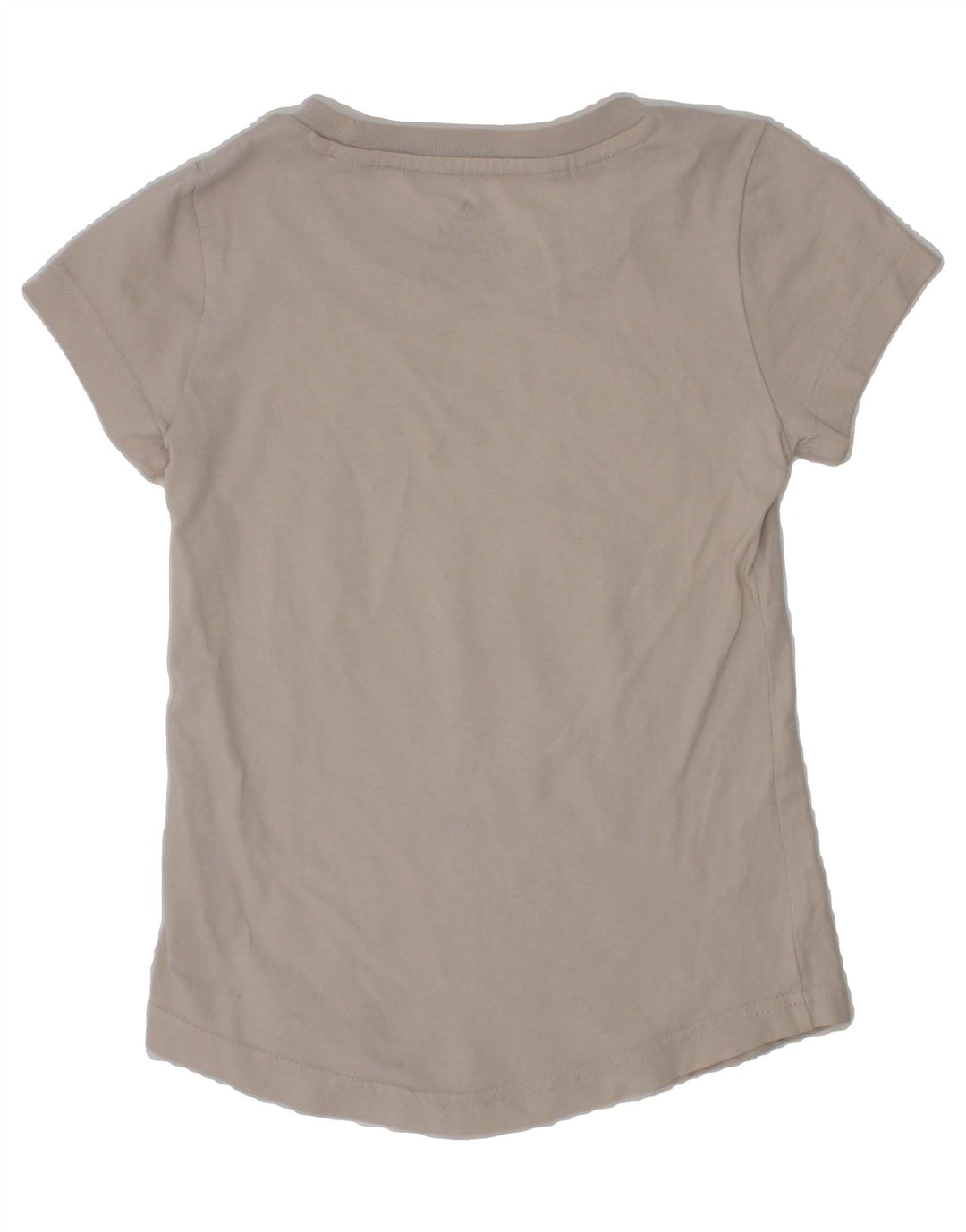 ADIDAS Girls Graphic T-Shirt Top 8-9 Years Grey Vintage Adidas and Second-Hand Adidas from Messina Hembry 
