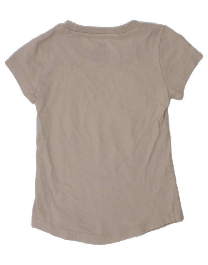 ADIDAS Girls Graphic T-Shirt Top 8-9 Years Grey Vintage Adidas and Second-Hand Adidas from Messina Hembry 
