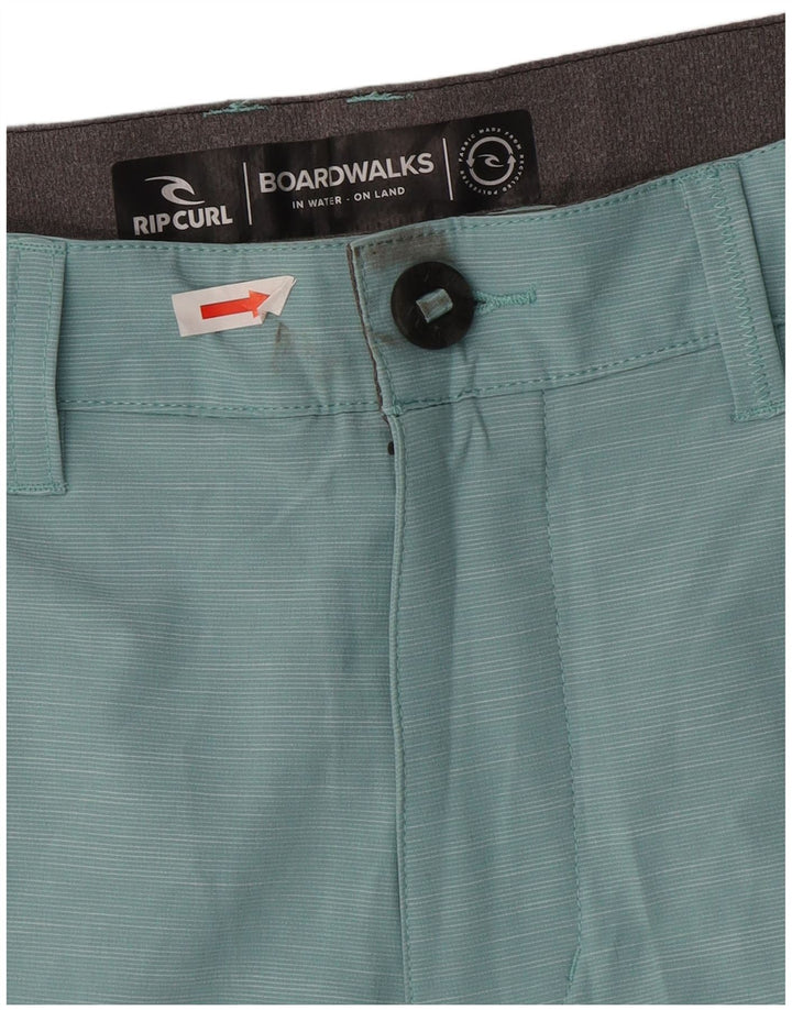 Rip Curl Mens Chino Shorts W34 Grande Poliéster Salpicado Azul