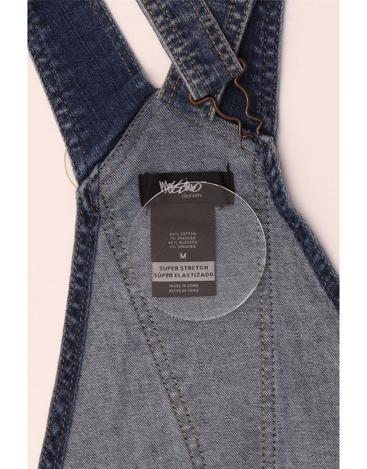 Mossimo Macacão feminino stretch jeans médio W30 algodão azul