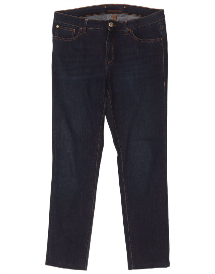 Trussardi Jeans Slim Feminino W33 L30 Azul Marinho