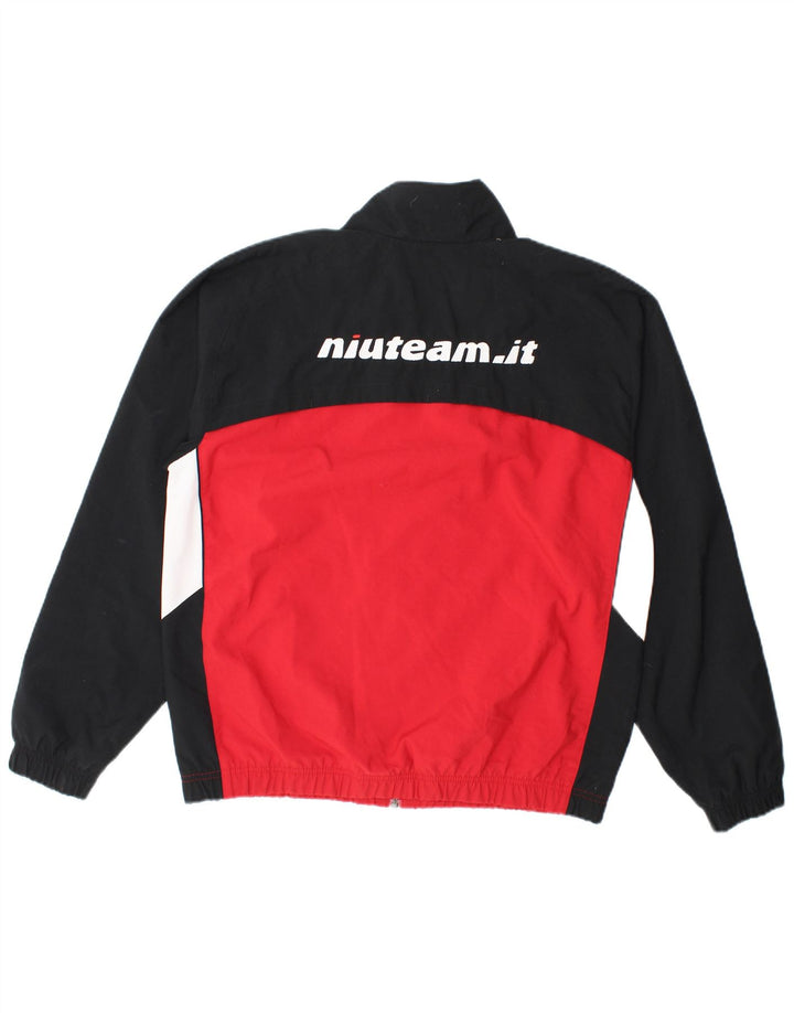 Jaqueta masculina Nike Graphic Tracksuit Top Pequeno Poliéster Colorblock Vermelho