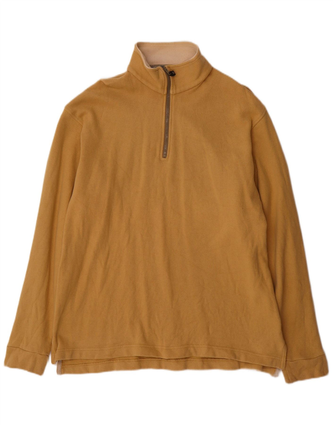 Suéter masculino Sergio Tacchini com zíper e gola XL marrom