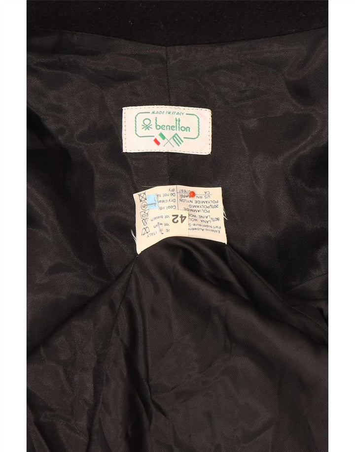 Jaqueta Blazer Oversized Feminina Benetton com 2 Botões IT 42 Médio Azul Marinho