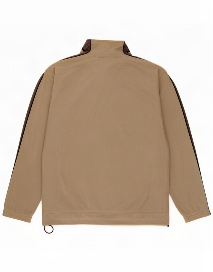 Diadora Mens Tracksuit Top Jacket UK 40 Medium Beige Colourblock Poliéster