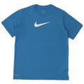Camiseta Nike Feminina Dri Fit Graphic Top UK 14 Grande Azul Poliéster