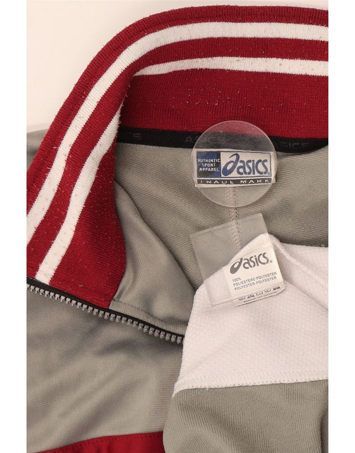 ASICS Mens Treino Top Jacket XL Cinza Colourblock Poliéster