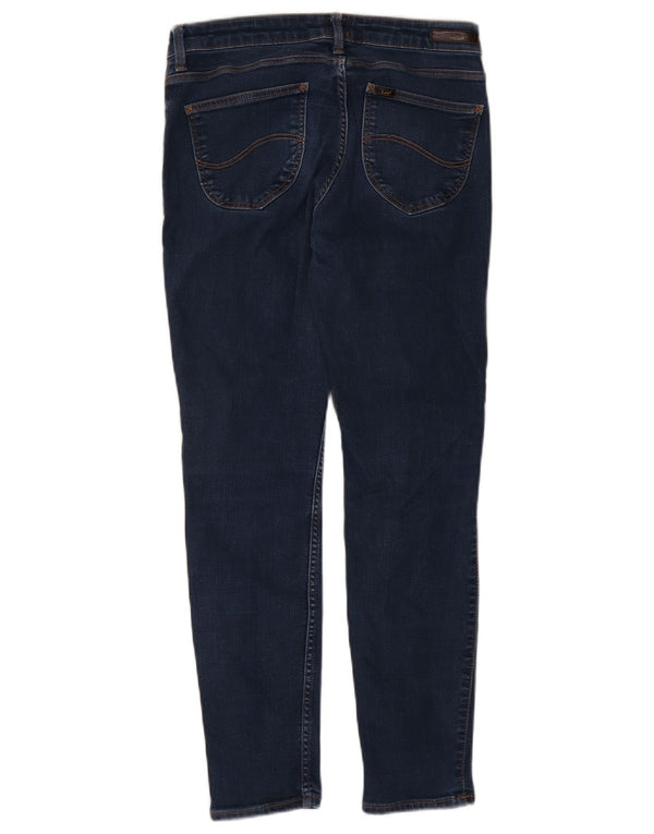 Calça jeans skinny feminina Lee W30 L28 algodão azul marinho