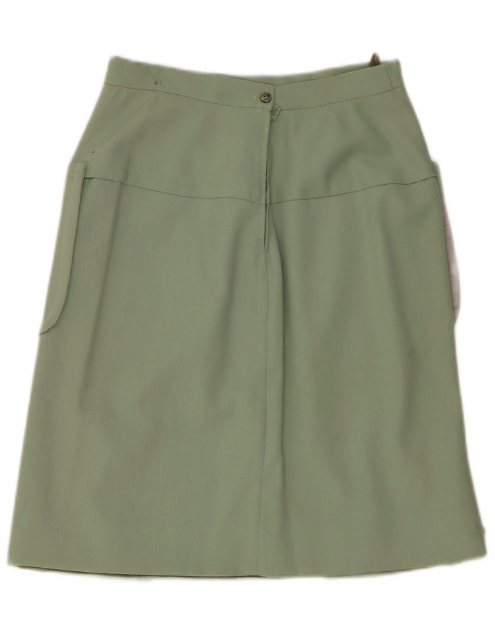Saia cargo feminina vintage W30 verde médio