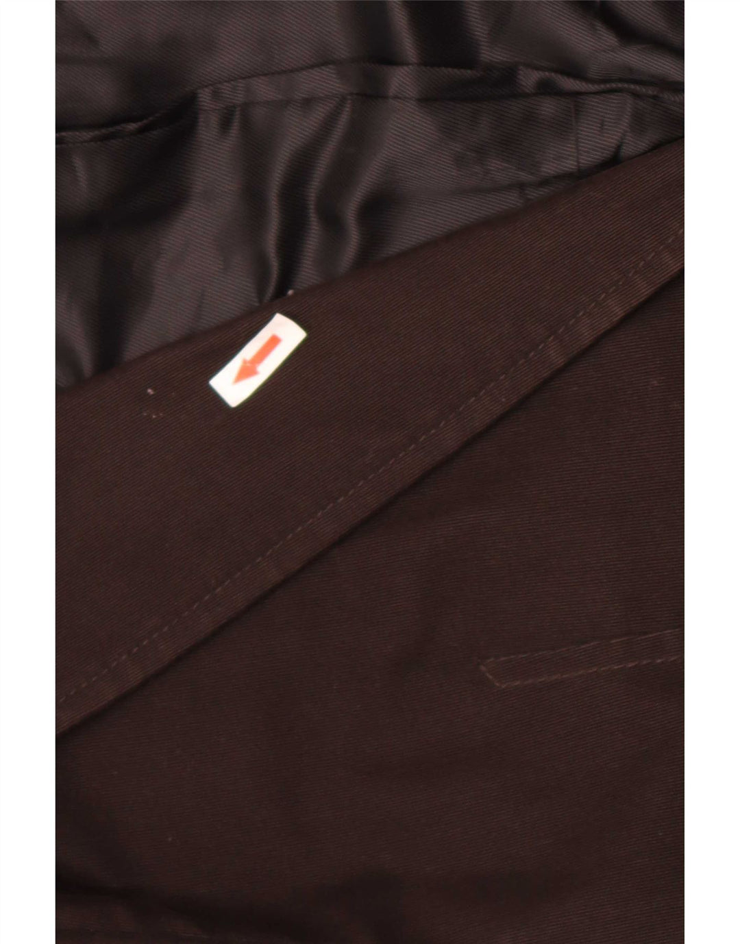 Jaqueta blazer masculina Zara militar com 2 botões EU 54 XL marrom algodão