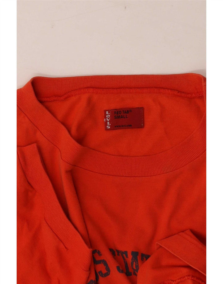 Camiseta masculina gráfica Levi's Top pequeno laranja