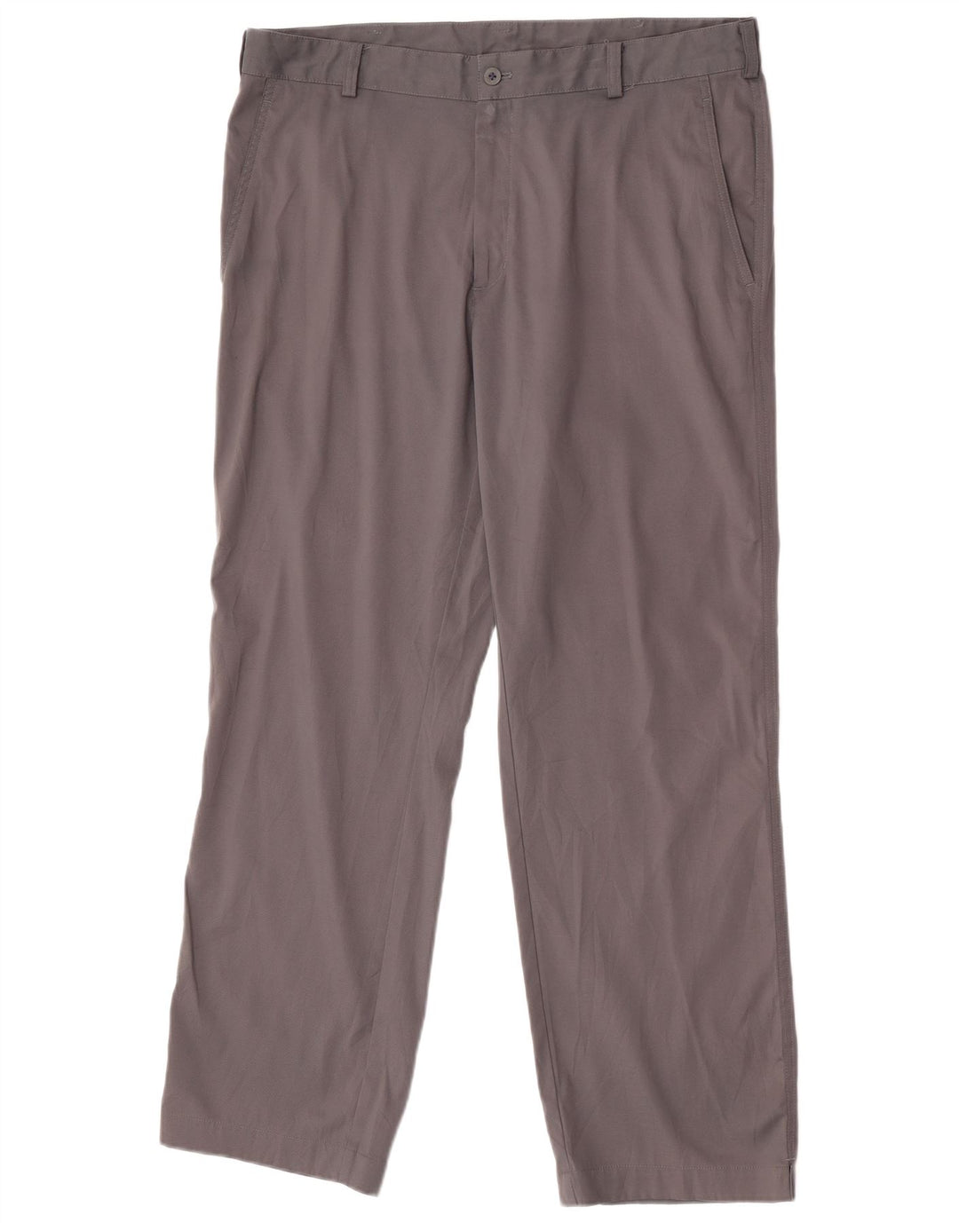 Calça Nike Masculina Dri Fit Straight Chino W36 L30 Cinza Poliéster