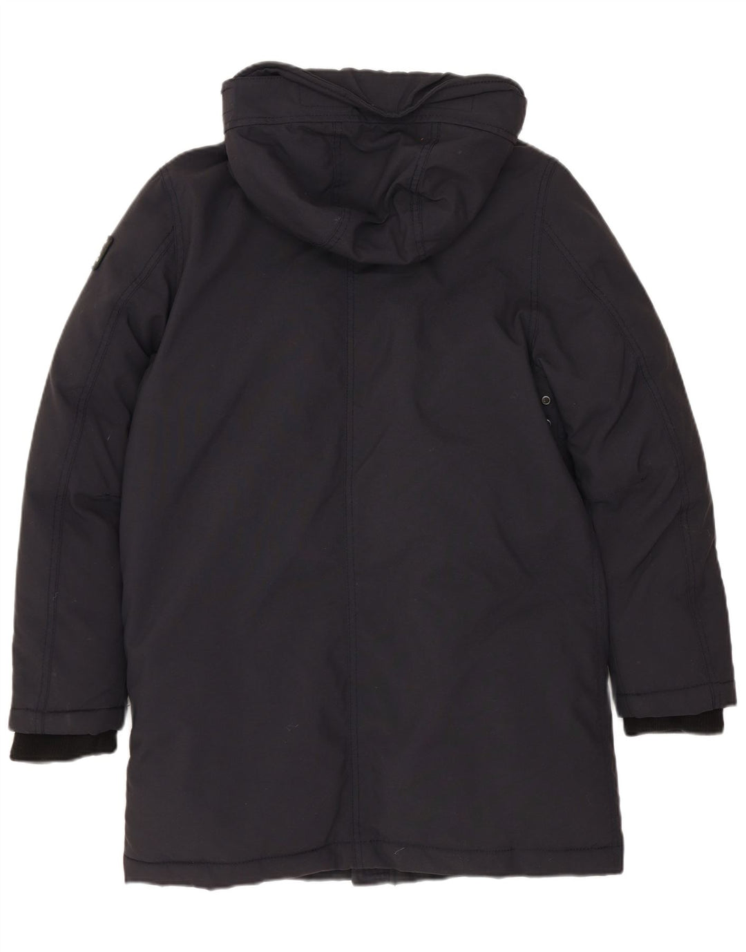 Casaco feminino acolchoado com capuz SCHOTT US 12 grande poliéster preto