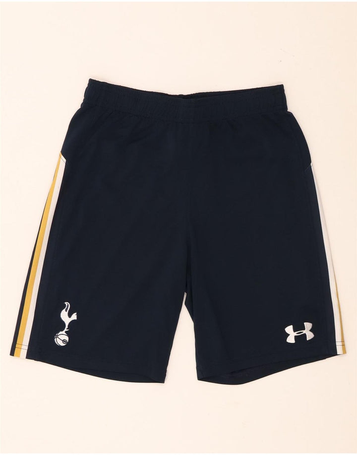 Shorts esportivos masculinos Under Armour 11-12 anos grandes azul marinho