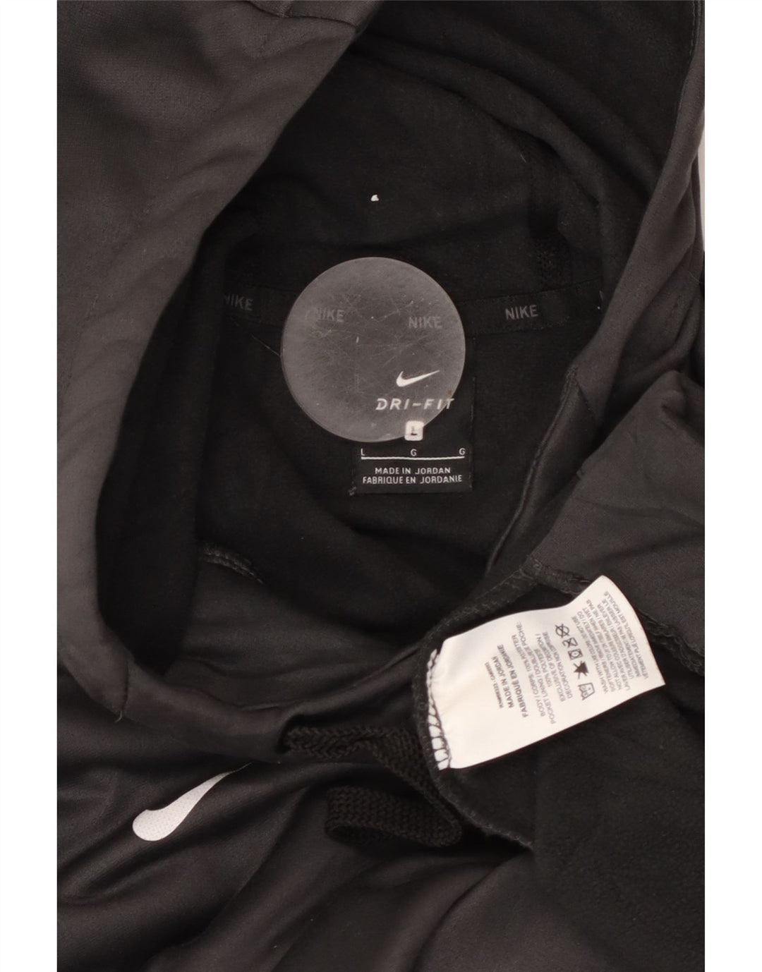 NIKE Masculino Baseball Graphic Hoodie Jumper Grande Cinza Poliéster