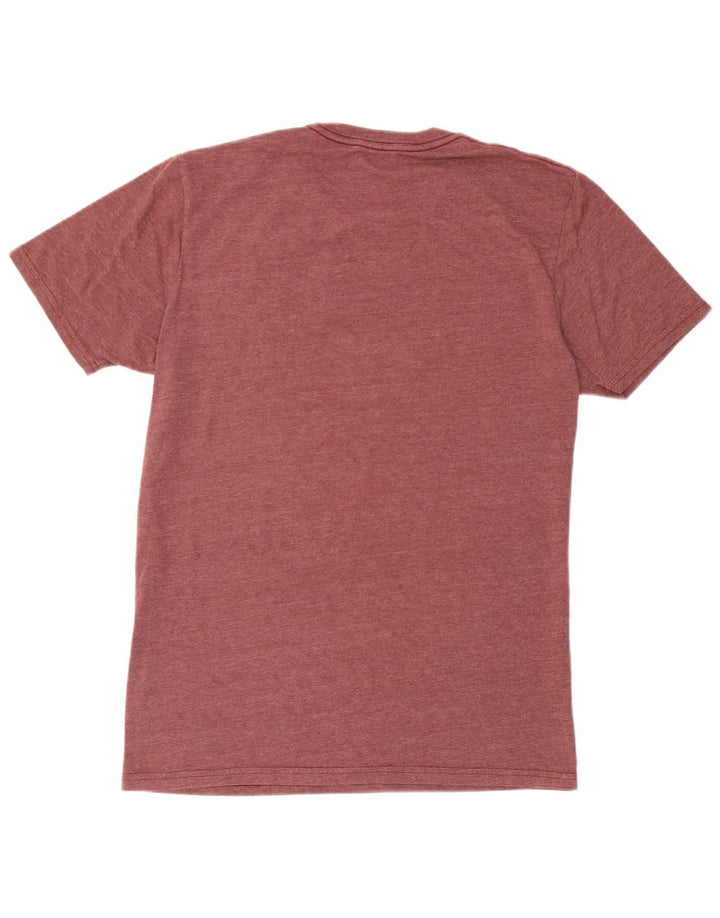 Camiseta masculina gráfica Volcom grande algodão Borgonha
