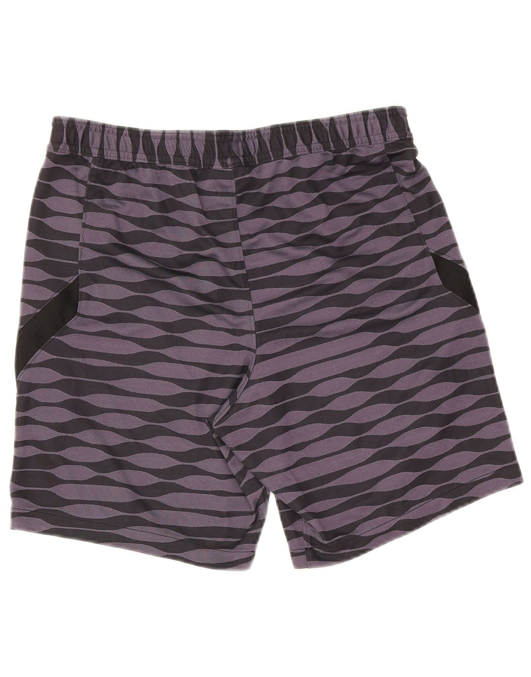 Shorts esportivos masculinos Nike Slim médio roxo geométrico poliéster