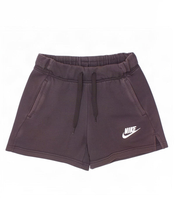 Shorts esportivos Nike Girls Standard Fit 10-11 anos médio preto algodão