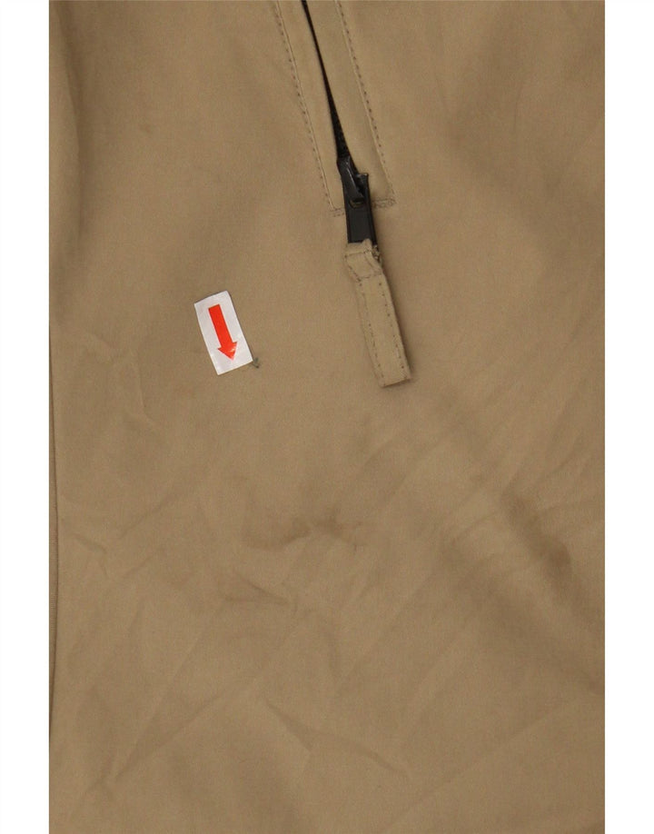 Jaqueta masculina acolchoada com capuz CANADIENS UK 38 médio bege