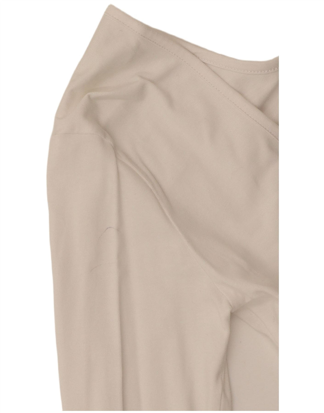 Fila Body feminino gráfico de manga comprida UK 12 médio off white algodão