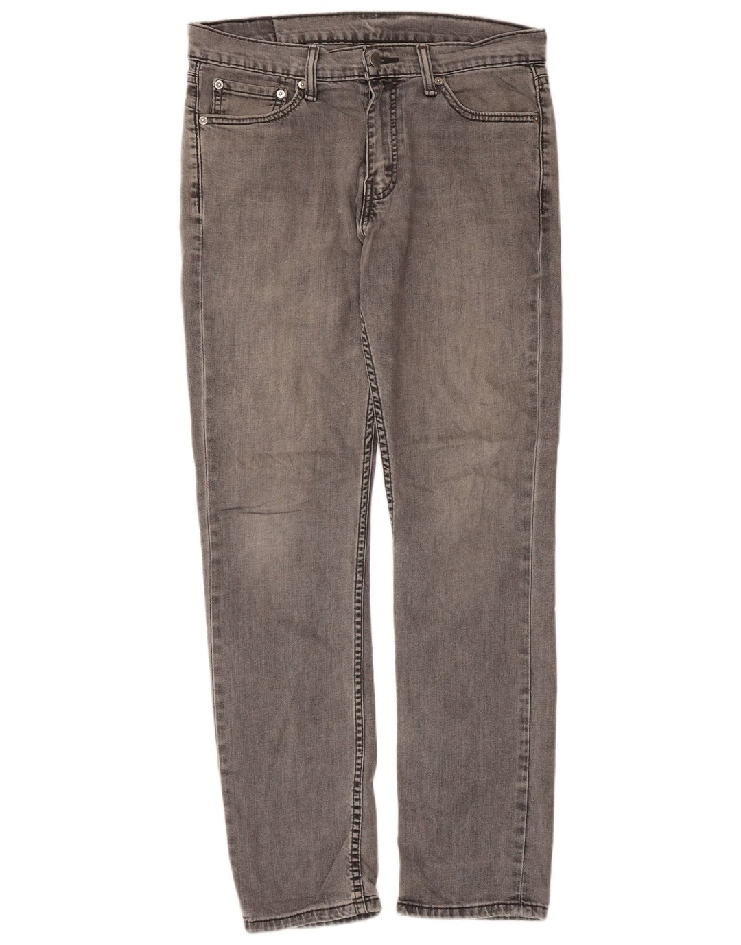 Calça Jeans Levis 511 Slim Masculina W33 L32 Cinza Algodão