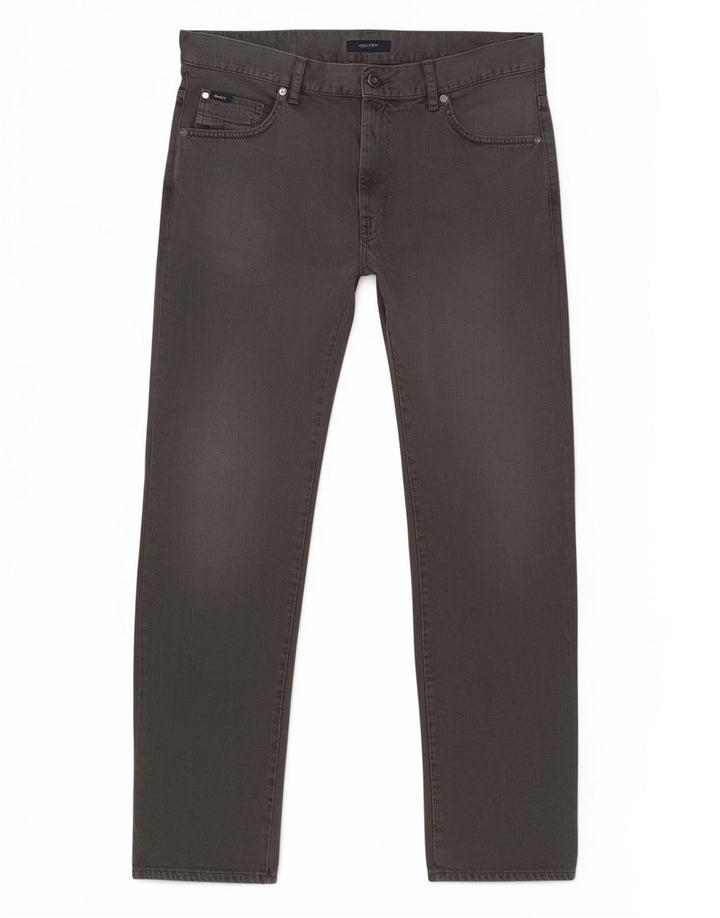Gant feminino Jason Regular Straight Jeans W34 L30 algodão cinza