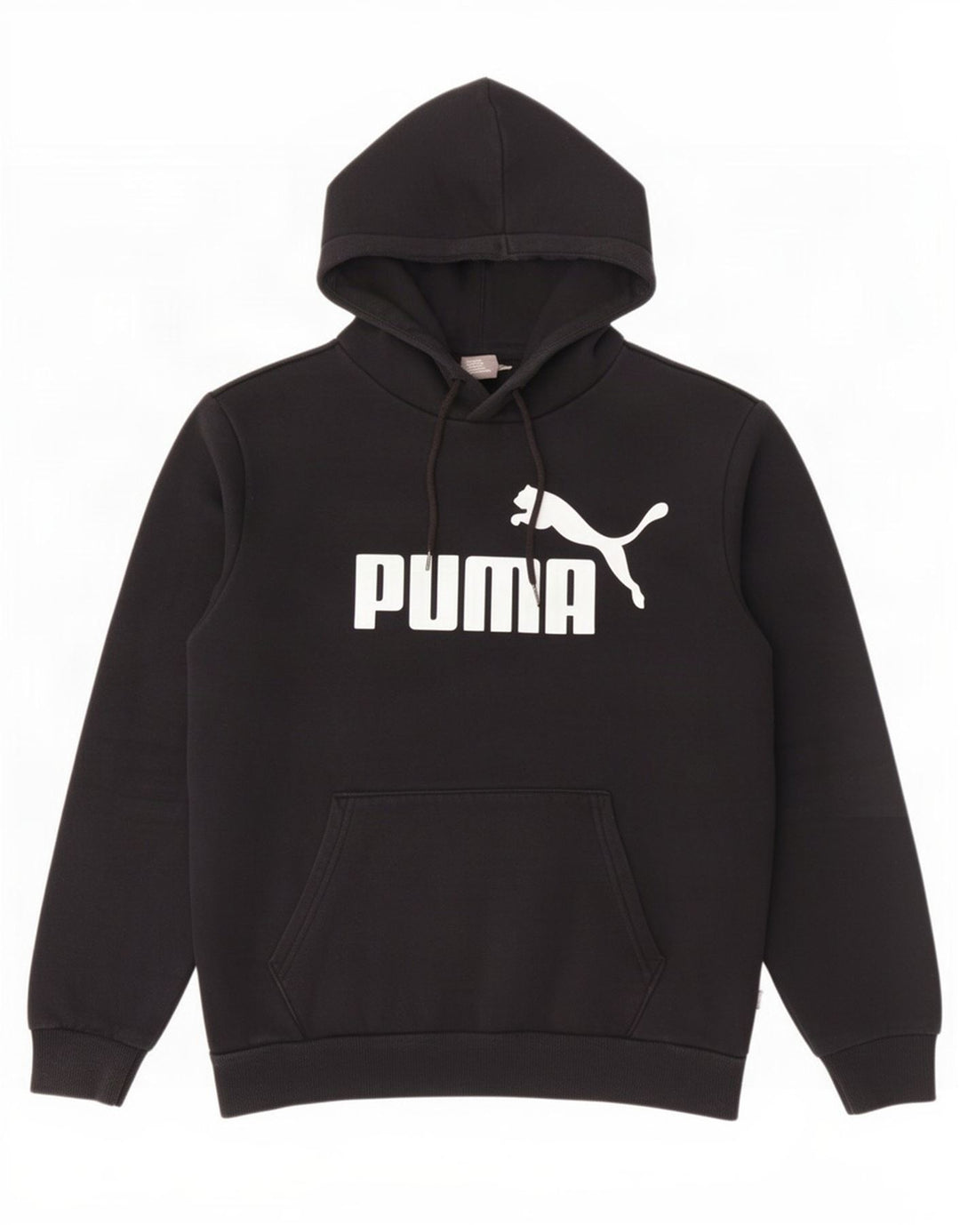 Puma masculino gráfico moletom com capuz pequeno preto