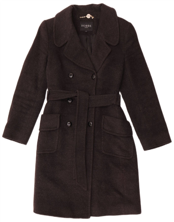Casaco feminino Hobbs com peito duplo Reino Unido 8 lã cinza pequena