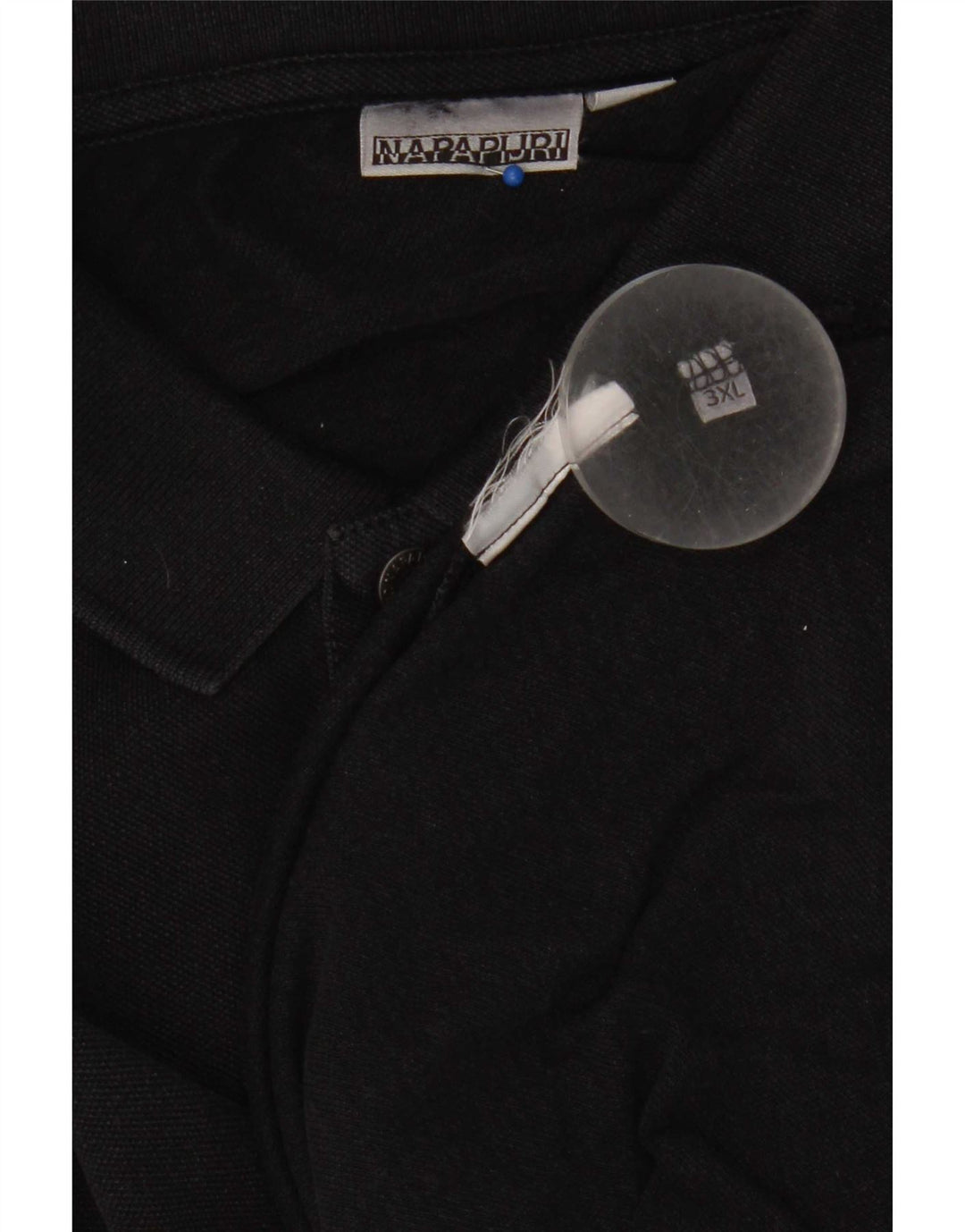 Camisa polo masculina Napapijri 3XL preta