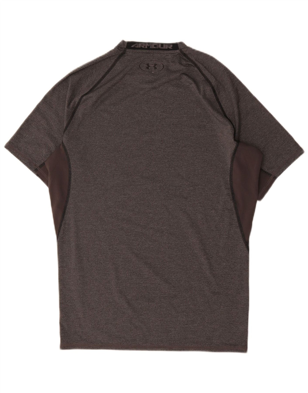 Camiseta masculina Under Armour Top cinza médio colorblock