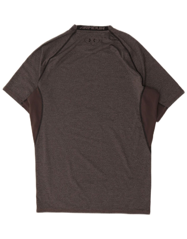Camiseta masculina Under Armour Top cinza médio colorblock