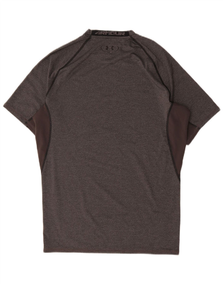 Camiseta masculina Under Armour Top cinza médio colorblock