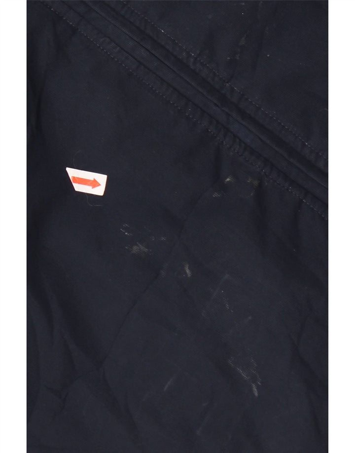 Adidas Mens Graphic Tracksuit Top Jaqueta Grande Poliéster Azul Marinho