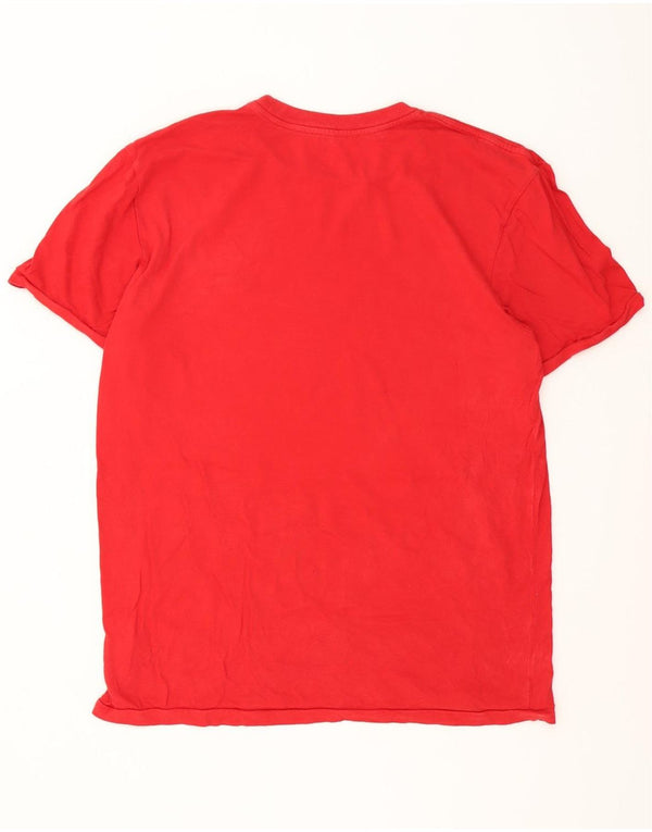 Camiseta masculina Nike Top UK 42/44 grande algodão vermelho