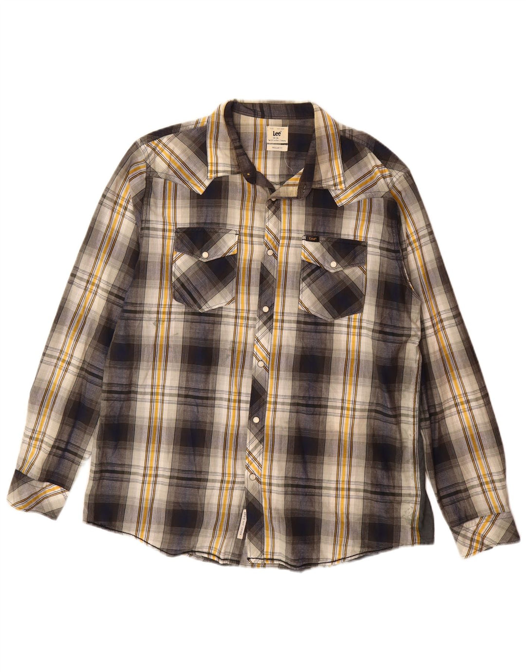 Camisa masculina de flanela LEE Regular Fit XL xadrez multicolorida